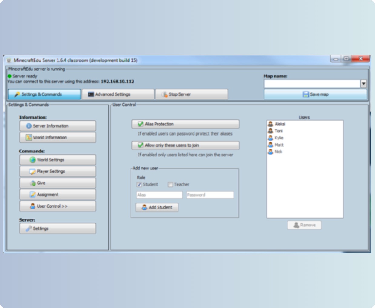 MinecraftEdu Server Tool Cover Image MinecraftEdu Server Tool Cover Image