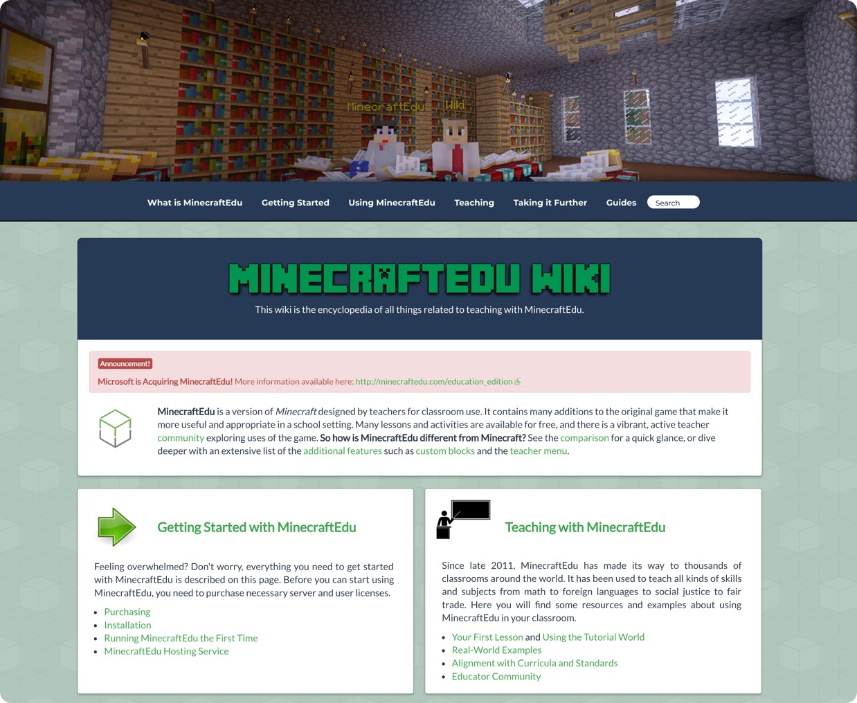 MinecraftEdu Wiki Cover Image MinecraftEdu Wiki Cover Image